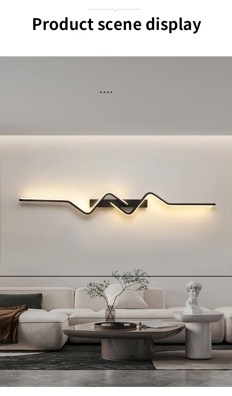 Modern Wall Light Long Lights Nordic Living Room Decorative lights For Wall Corridor Ceiling Light Home Decor Lighting Fixtures