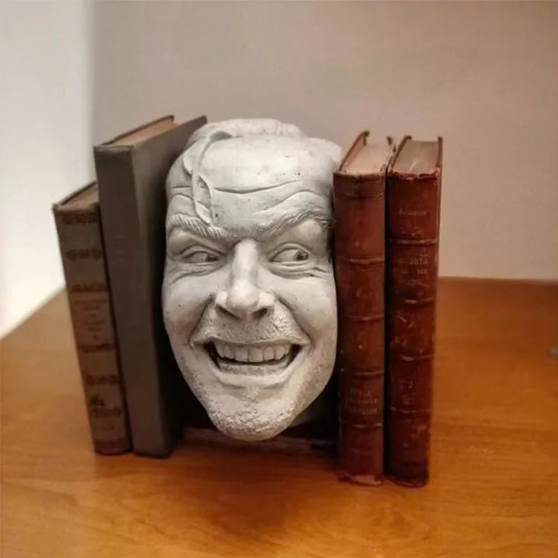 NEW Halloween Johnny's Book Stall Decorations Decoration Home Courtyard Design Decoration Face Simulation