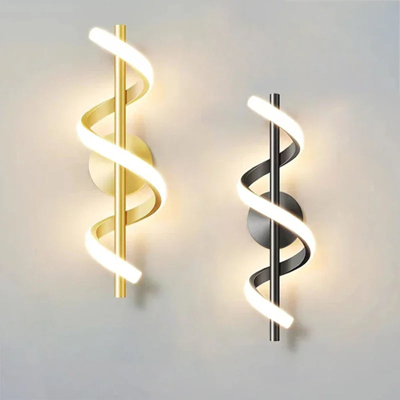 Modern LED Wall Lamp White Warm Light For Living Room Corridor Bedroom Bedside Staircase Home Indoor Lighting Fixtures