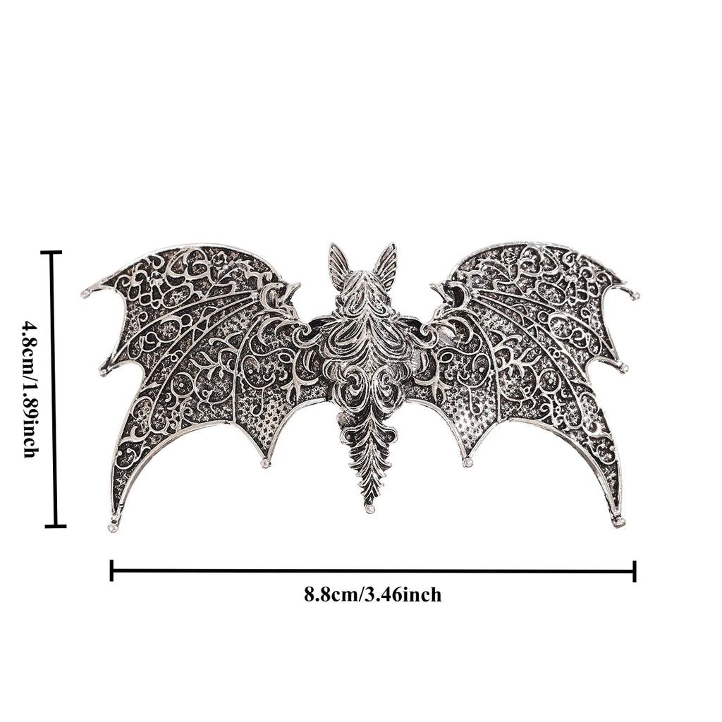 Viking Retro Long Hair Bat Hairpin, Personalized Fashion Trend Hairpin, Norwegian Style Women's Versatile Accessory, Party Accessory, Christmas, Mother's Day, Valentine's Day, Birthday Gift