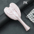 Hair Detangler Brush - Detangling Brush for Thick Hair with Soft Bristles, Angel Wing Design, & Long Handle - Water Resistant
