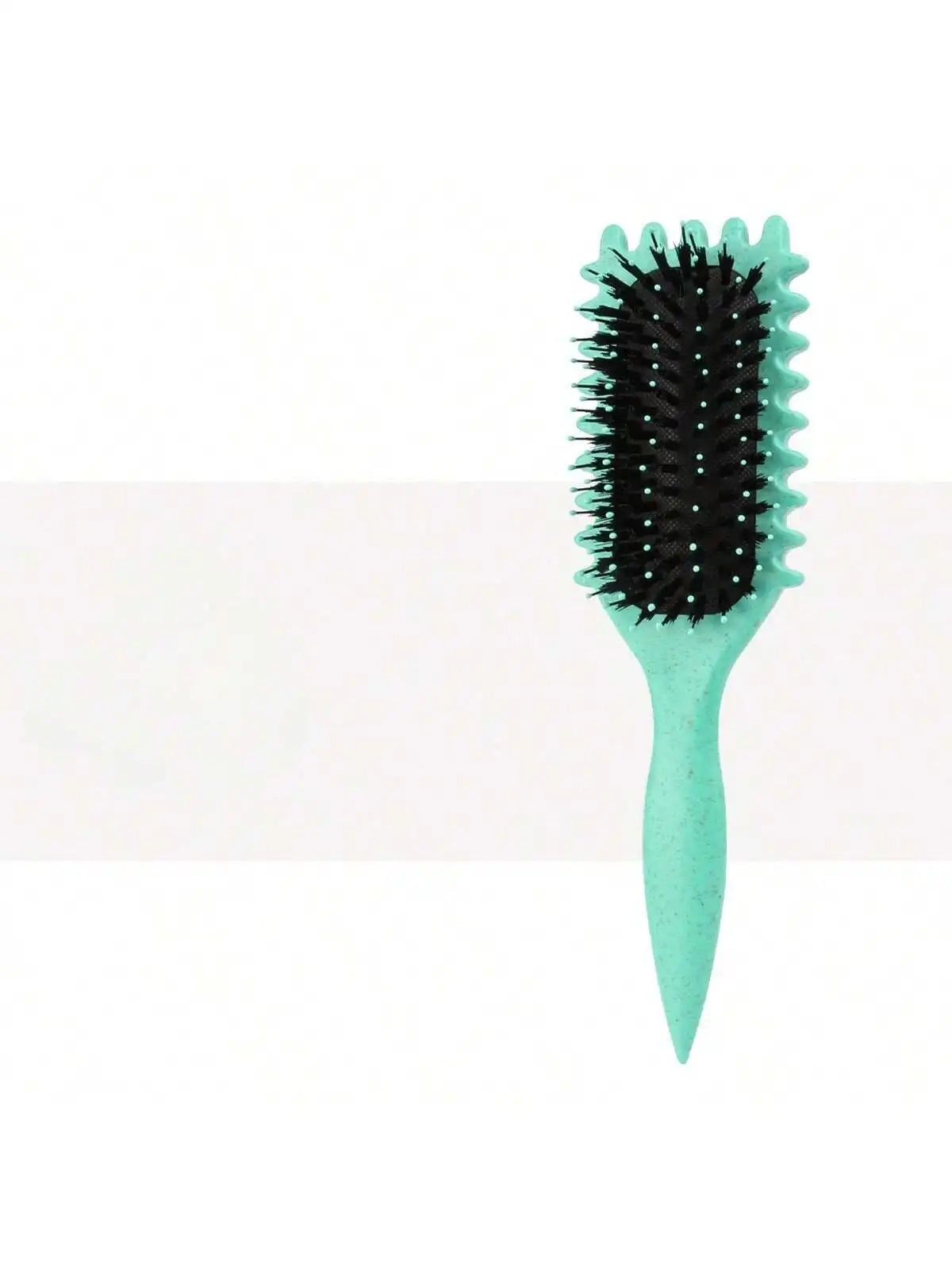 Curly Hair Brush with Black Bristles - Curl Defining and Shaping Comb, Hair Styling Tool Stylish Grooming Tool Durable Hairbrush