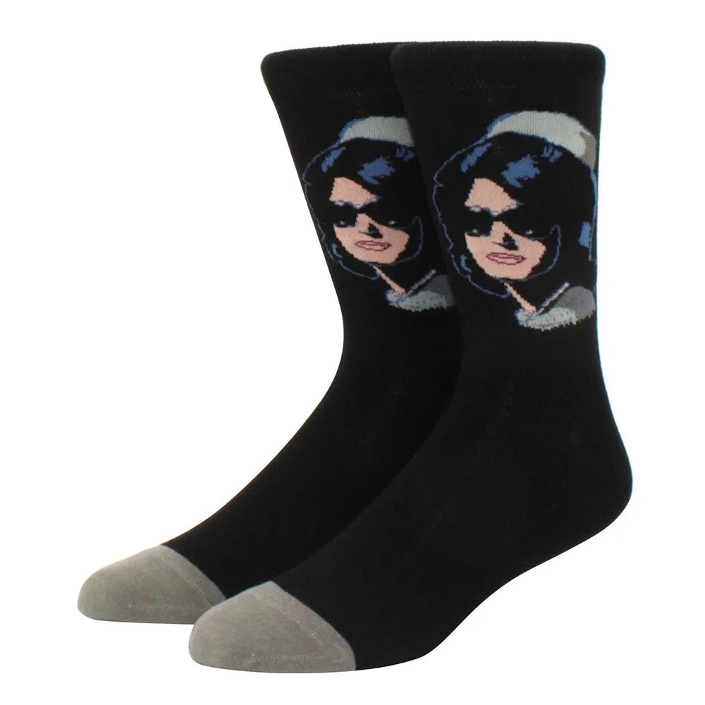 Man Plus Size Socks Art Mural World Famous Art Oil Painting Series Woman Funny Socks