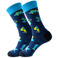 Men's socks original design happy socks animal food astronaut men's socks crew geometric women's socks halloween socks