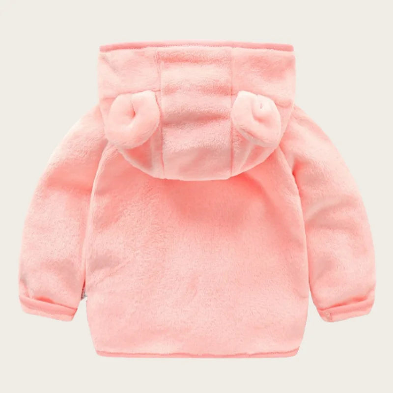 Children's Clothing For Baby Girls In Autumn And Winter Cute Baby Girls With Fleece Jackets 9-48 Month Old Princess Baby Sweater