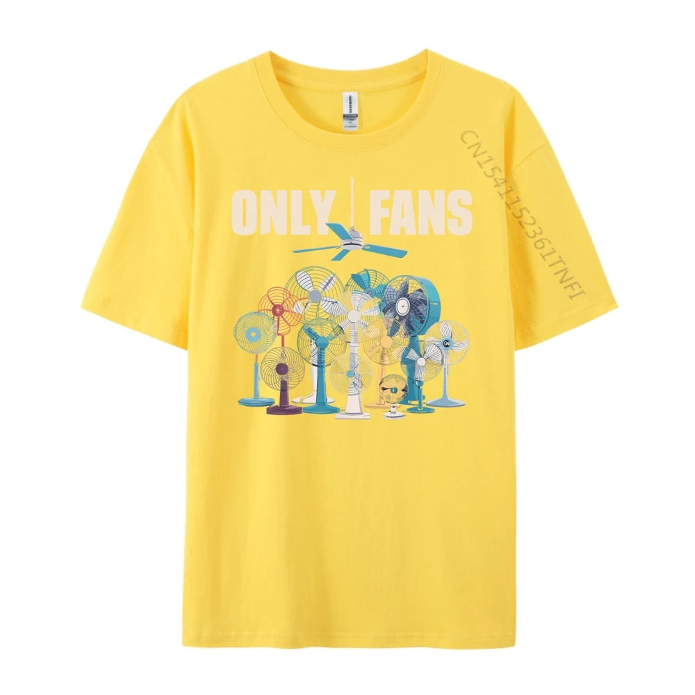 Only Fans Mens Clothing Plus Size Men's Fashion Short Sleeve Clothing Print Cotton Tee Shirts