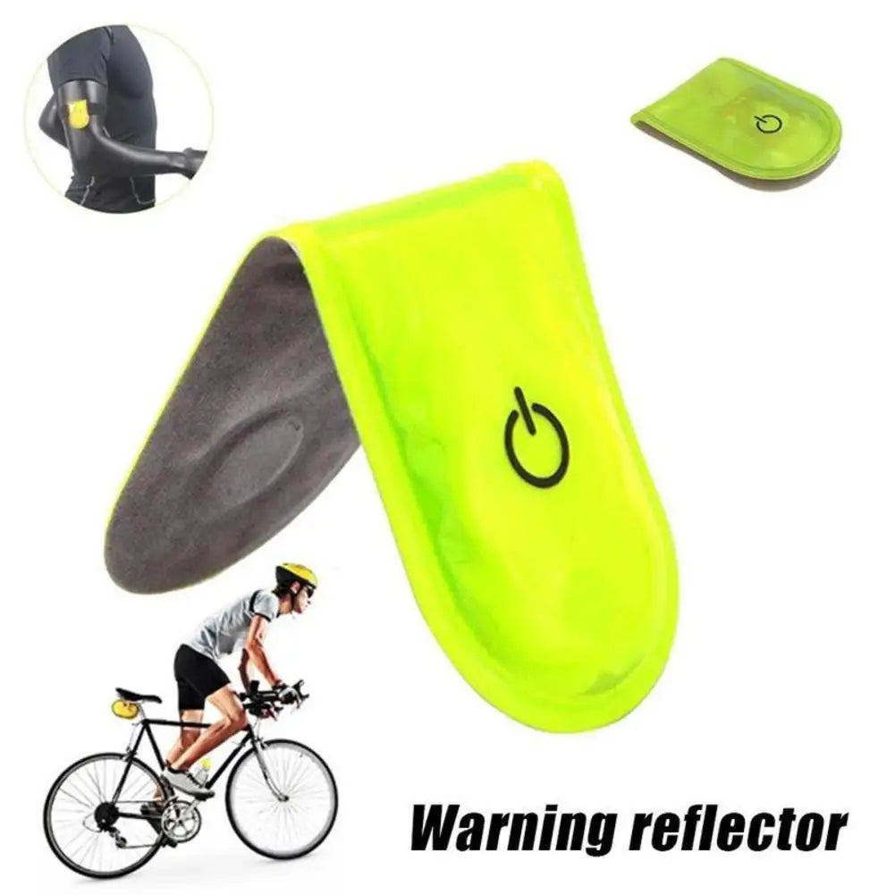 Outdoor Sports LED Safety Light Reflective Magnetic Clip On Strobe Reflector Warning Clip Night Running Shoes Collar Lamp Access