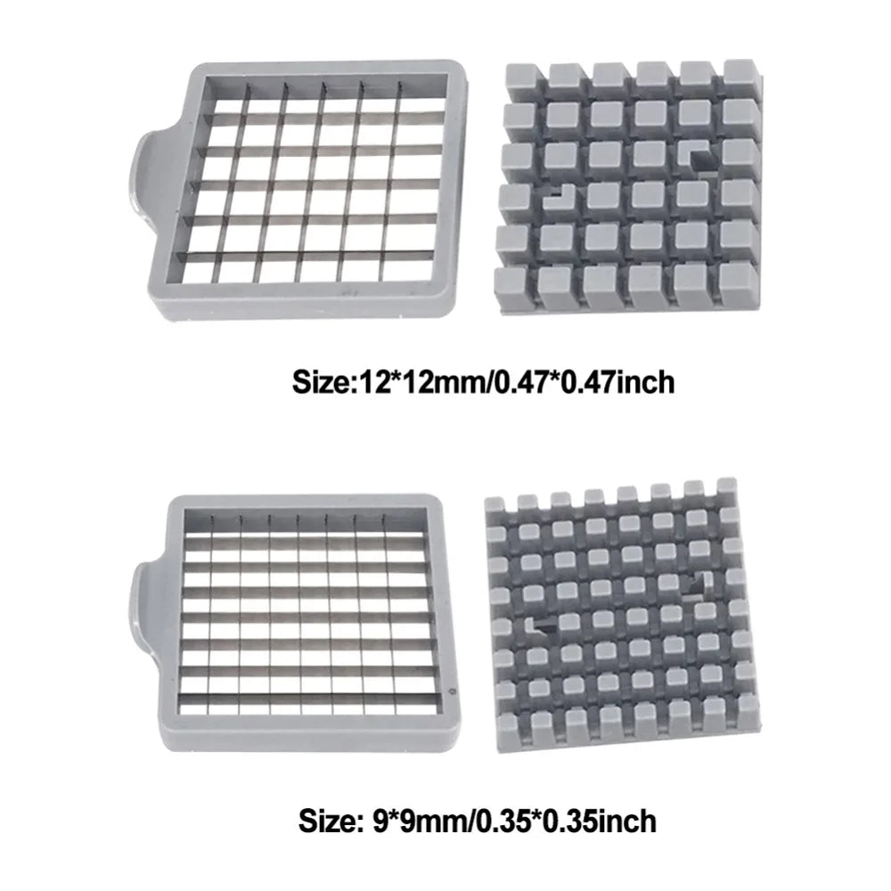 Silver 64 Hole 36 Hole Potato Slicer High Quality PP French Fries Slicer Blade Vegetable Shredder Meat Chopper Blade