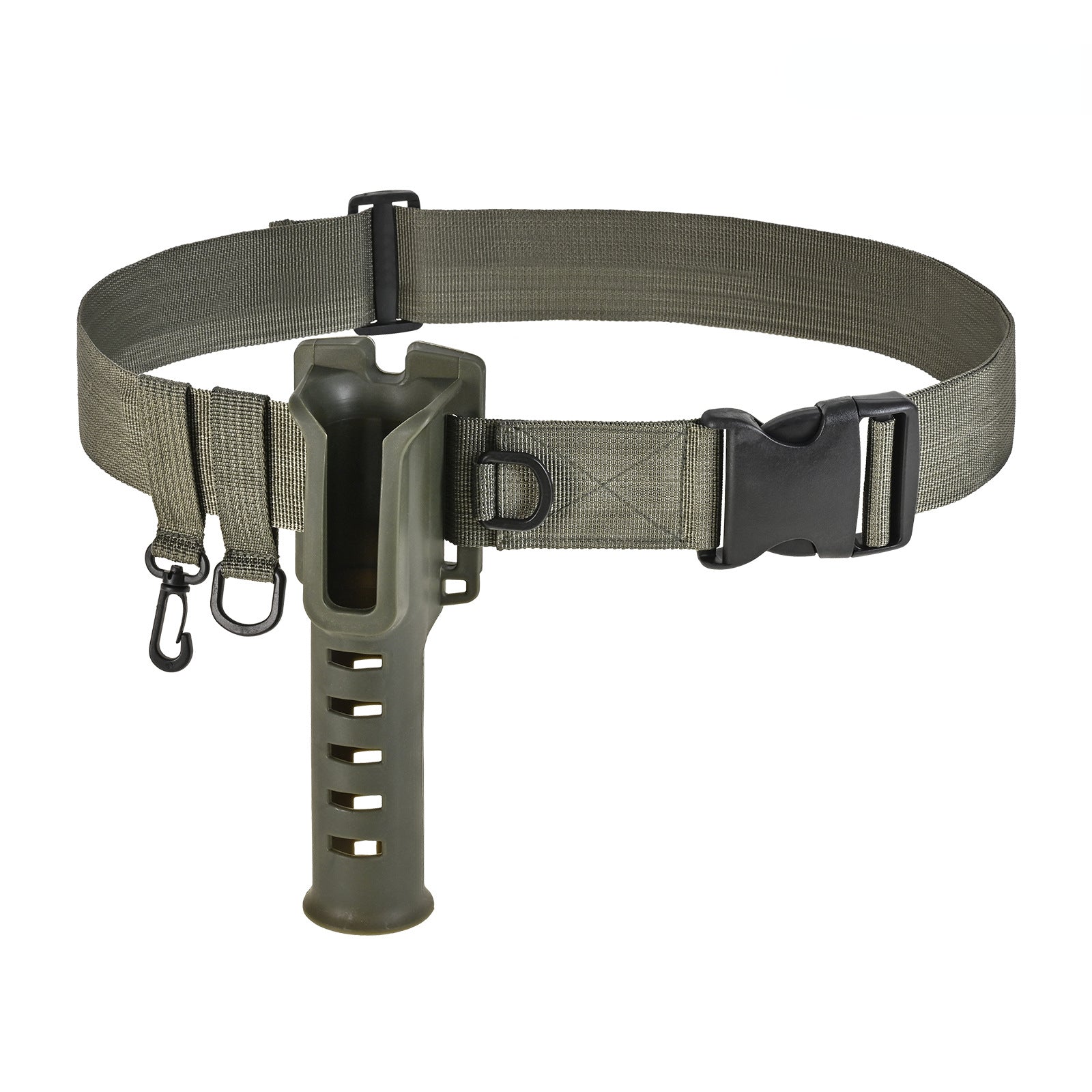 Portable rod holder fishing gear accessory with adjustable waist fishing rod insertion device fishing accessories tool outdoor