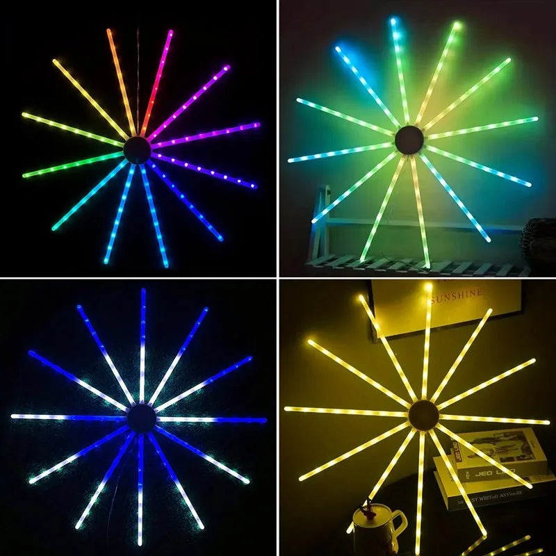 LED Smart Night Light, RGB Atmosphere Lamp, Outdoor Lighting With Remote Control, Room decor items, for Gift, Camping,Home Decor