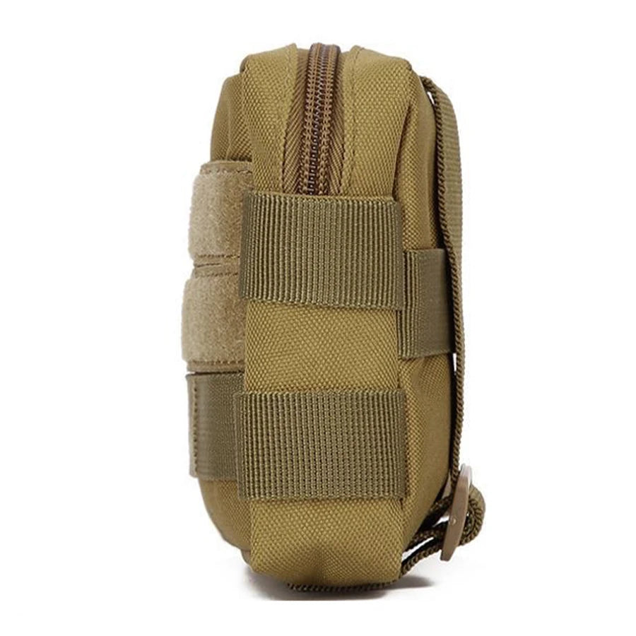 Multi functional accessory miscellaneous bag storage bag can be hung on top of outdoor vest, outdoor backpack belt