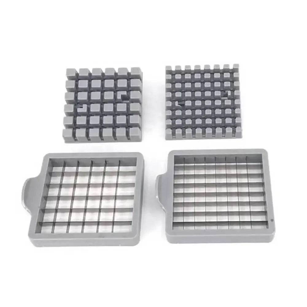 Silver 64 Hole 36 Hole Potato Slicer High Quality PP French Fries Slicer Blade Vegetable Shredder Meat Chopper Blade