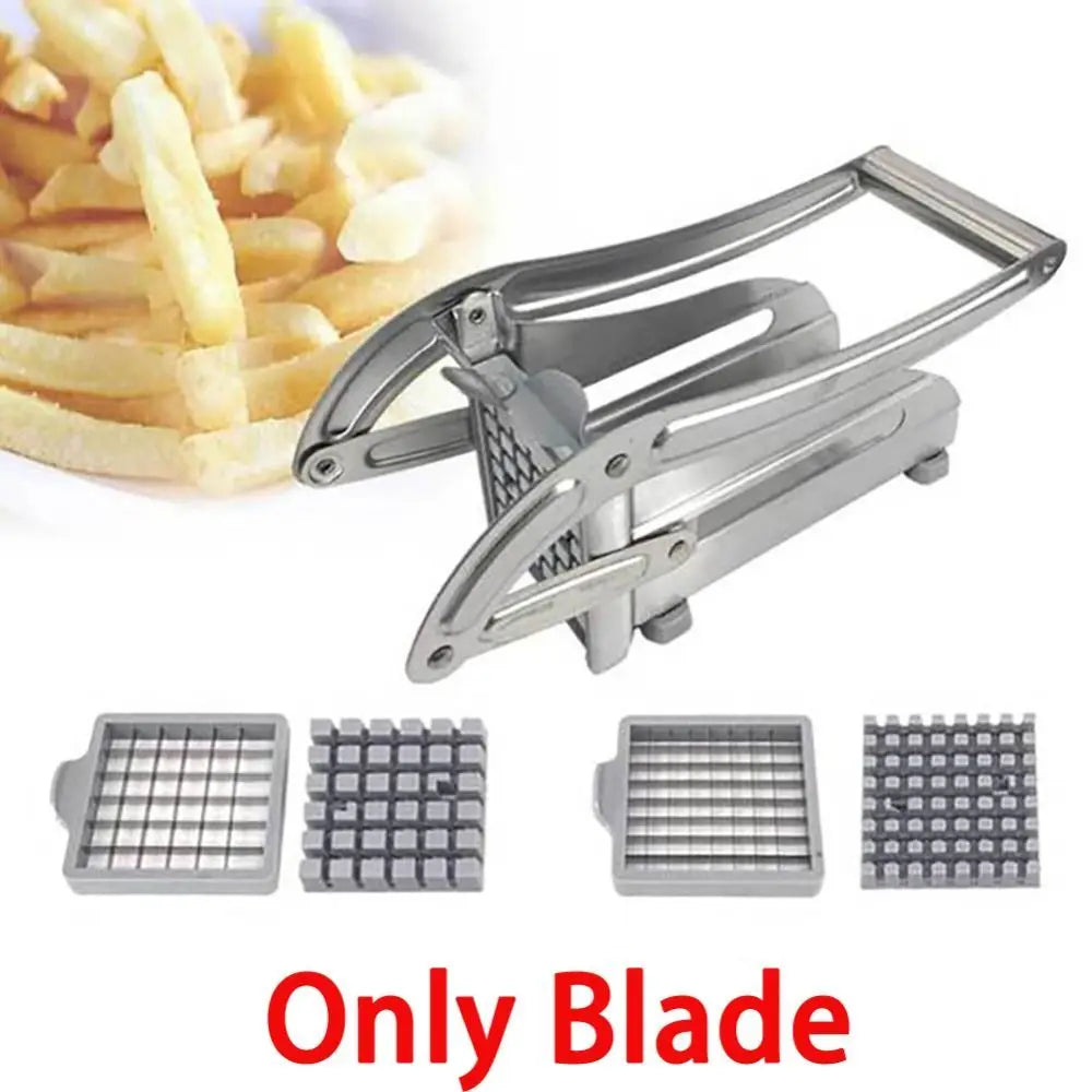 Silver 64 Hole 36 Hole Potato Slicer High Quality PP French Fries Slicer Blade Vegetable Shredder Meat Chopper Blade