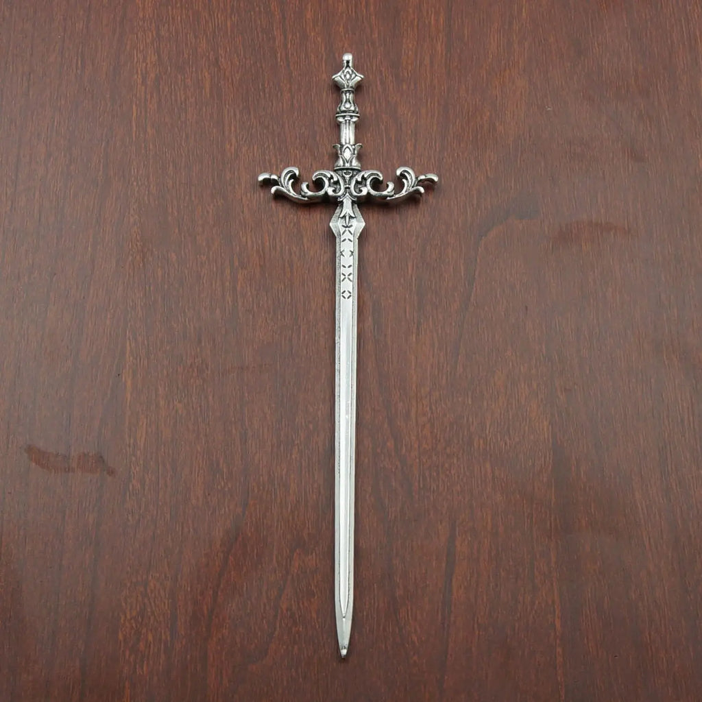 Viking Wave Sword Retro Hair Clip Fashionable and Easy to Match Hair Accessories Scandinavian Norway Theme Party Birthday Gift