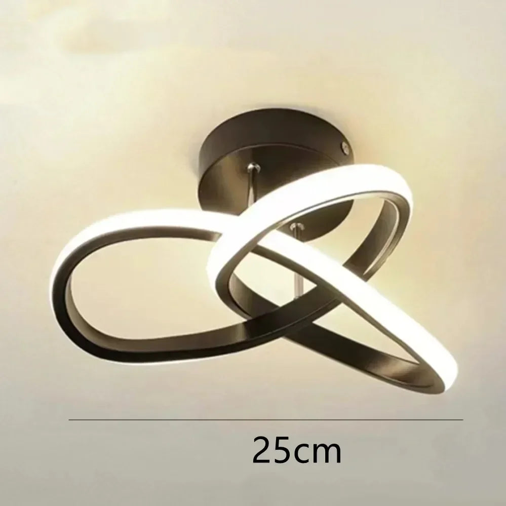 LED Strip Aisle Ceiling Lights Modern Minimalist Living Room Lamps For Balcony Entrance Staircase Home Decor Multiple shapes