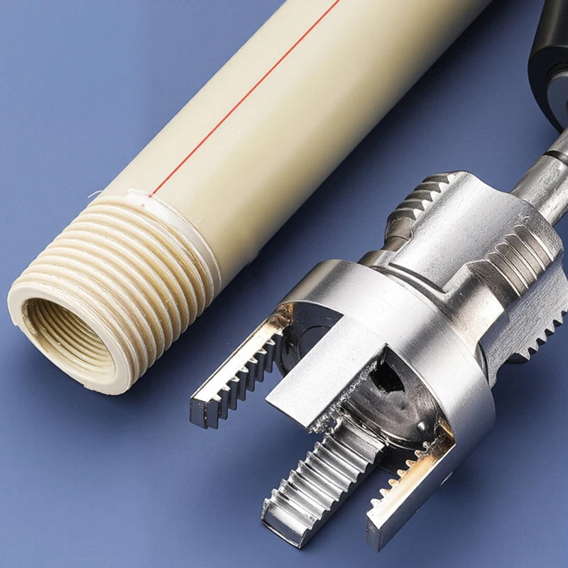 1pc 4/6 Split Integrated Internal and External Water Pipe Threading Tool PPR & PPE & PVC Plastic Pipes Threader