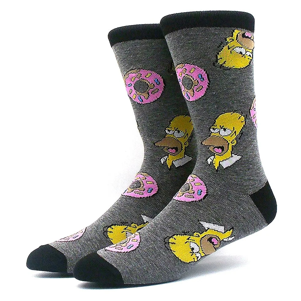 2023 Funny Socks Hot Selling High Quality Anime Socks Men's Women's Funny Socks Personality Fashion Men's Socks Cartoon Socks