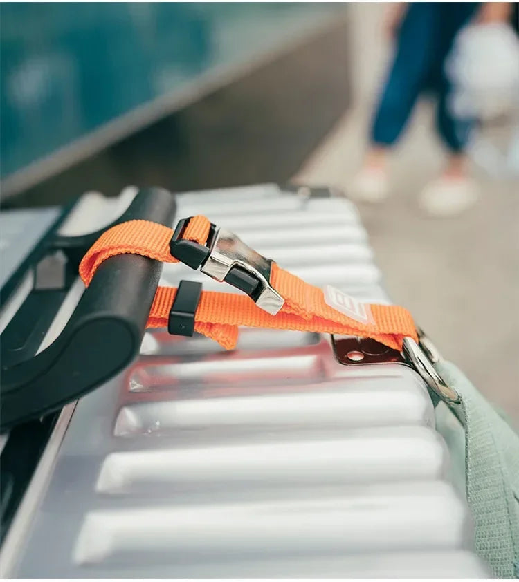 Convenient Luggage Straps Compartment External Hook Outdoor Hiking Bag Hanging Buckle Travel Trolley Case Connecting Rope Strap