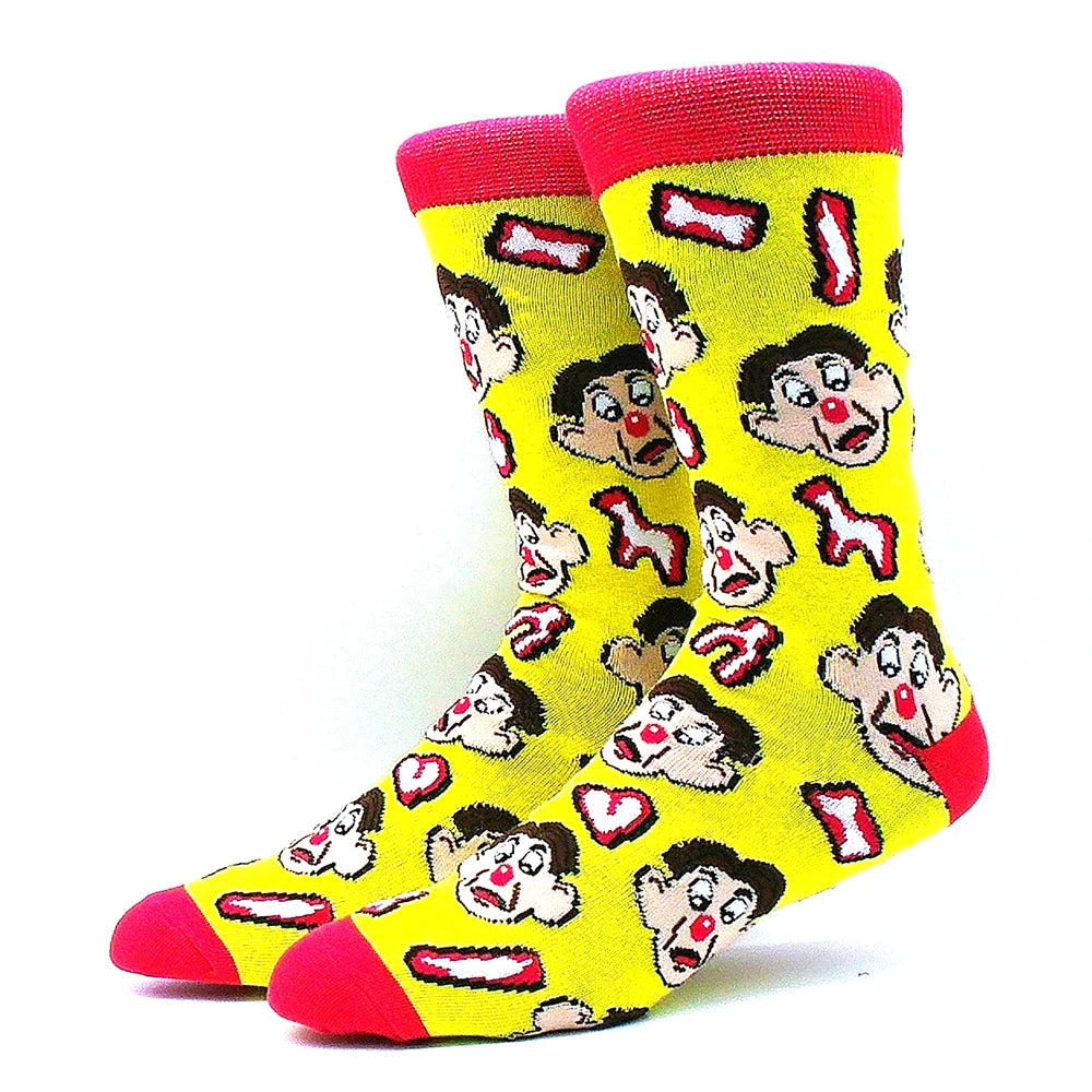 2023 Funny Socks Hot Selling High Quality Anime Socks Men's Women's Funny Socks Personality Fashion Men's Socks Cartoon Socks