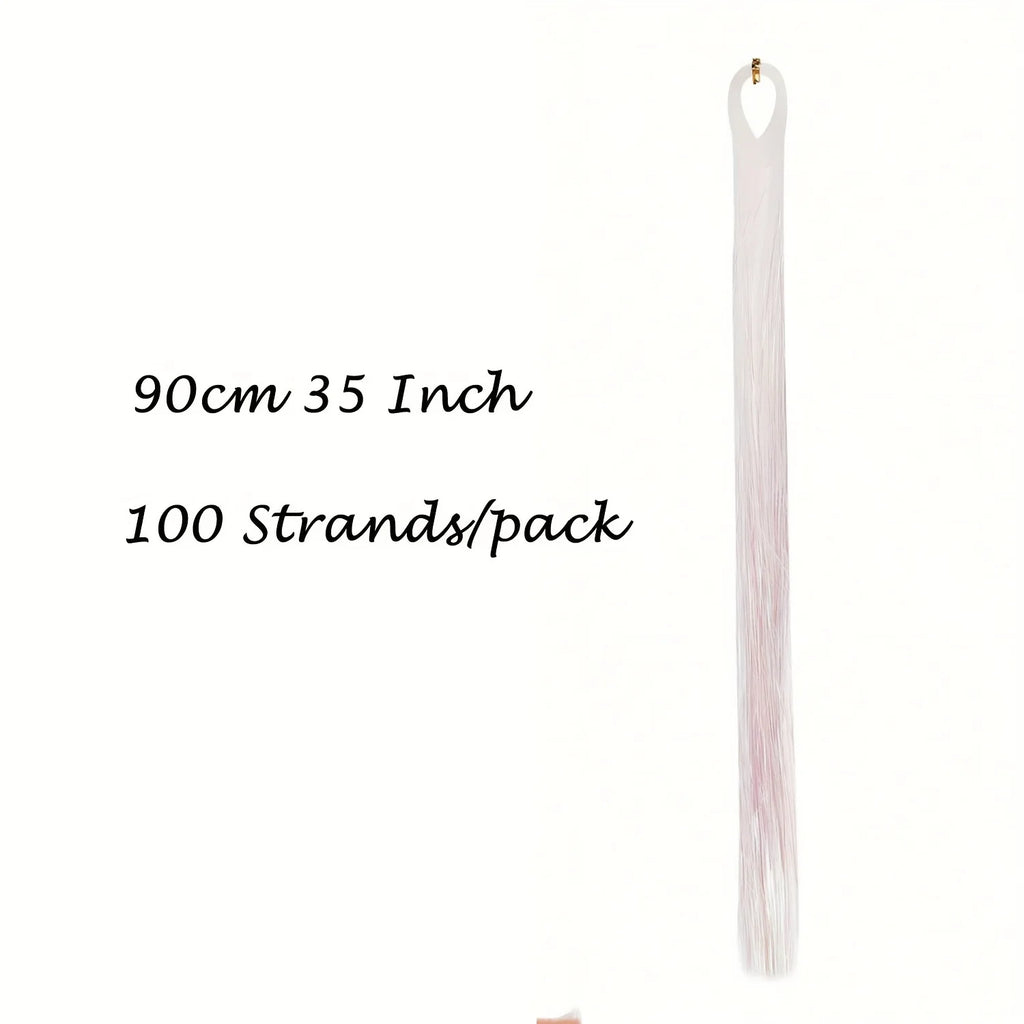 Glitter Tinsel Hair Extensions for Women and Girls Sparkling Shinny Fairy Hair Accessories for Christmas New Year Halloween