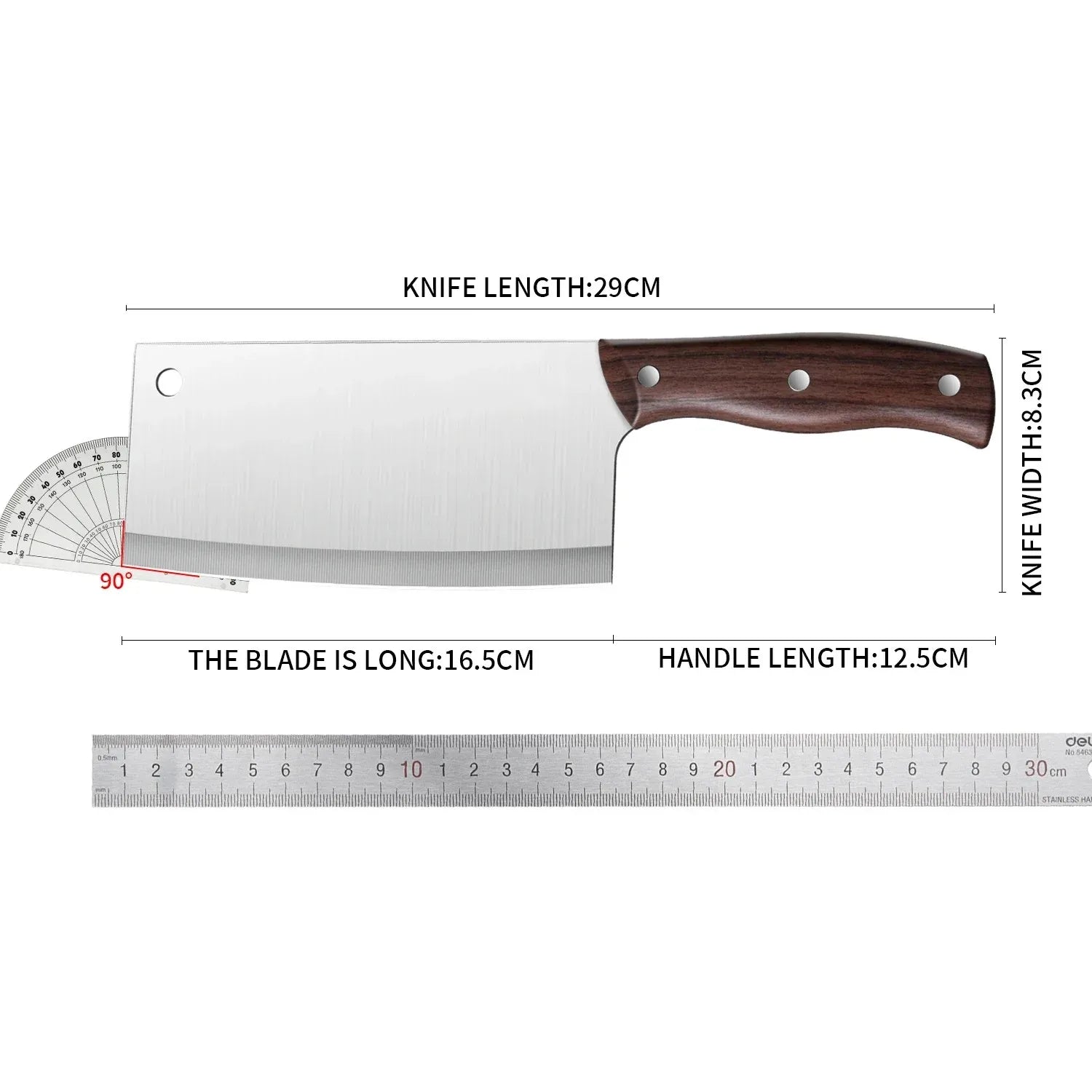 High Quality Kitchen Knives Kitchen Multi-purpose Sharp Slicer Stainless Steel Chef's Meat Knife Cost-effective  knives kitchen