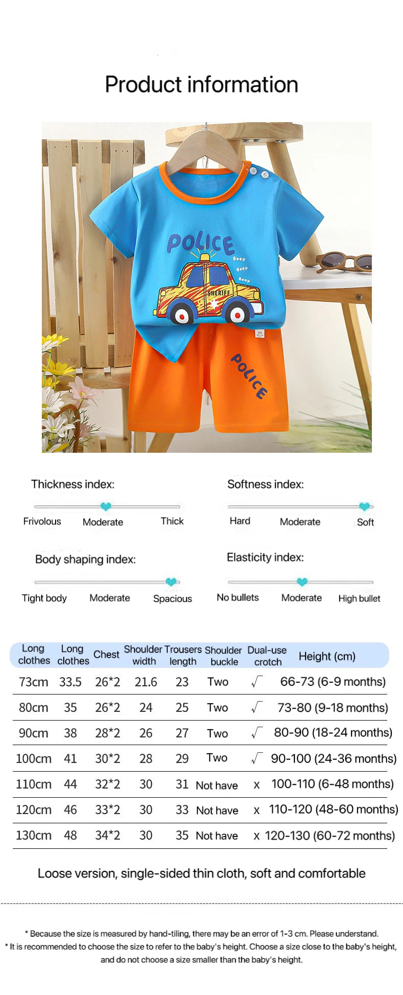 1 Sets Pure Cotton Kids Cartoon Clothing Summer Baby Fashion Short Sleeve Suits Boys Girls T-Shirts+Shorts Children Outfits