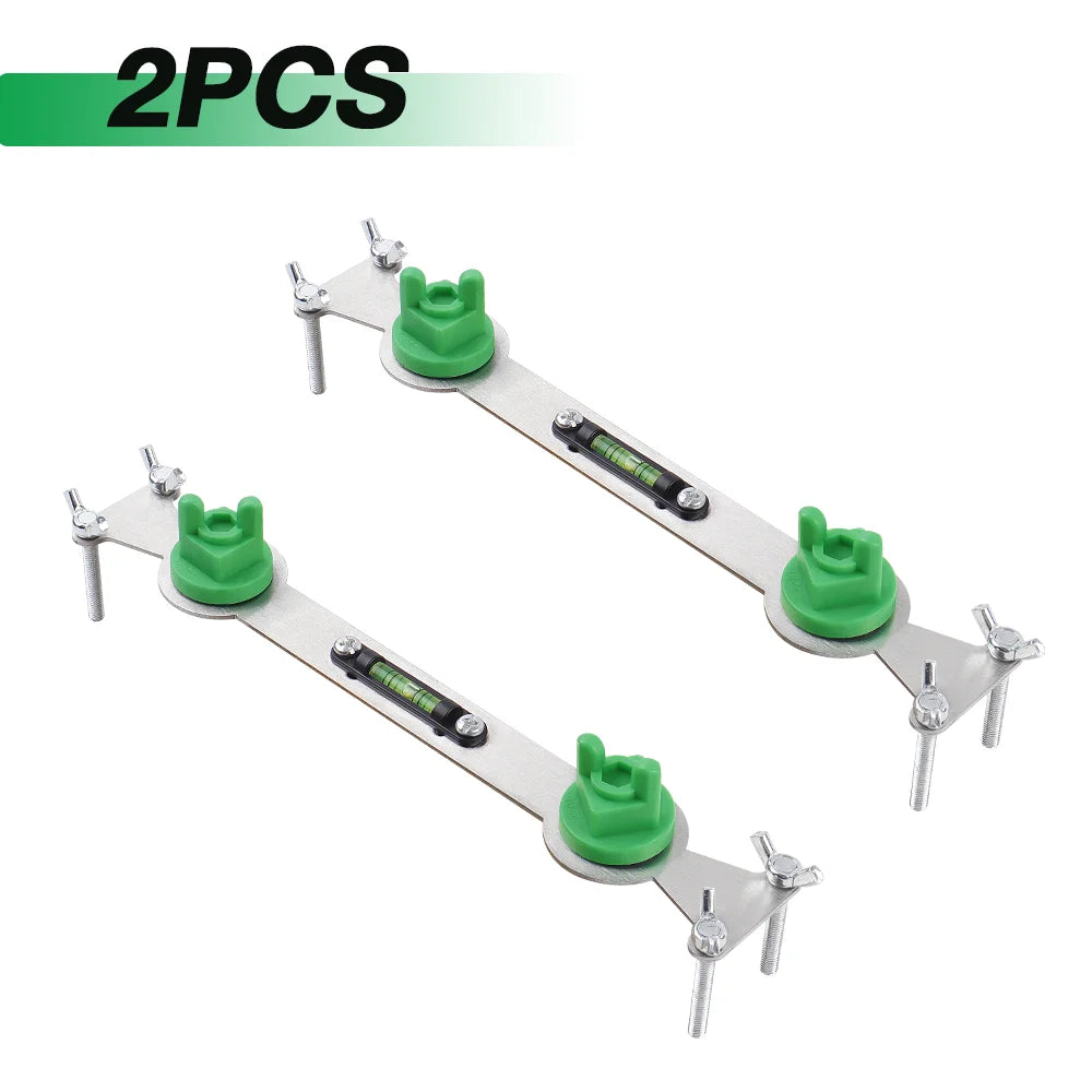 Metal Hot and Cold Water Pipe Leveler with Bubble Level Indicator-Durable Precision Leveling Tool for Plumbing Adjustments