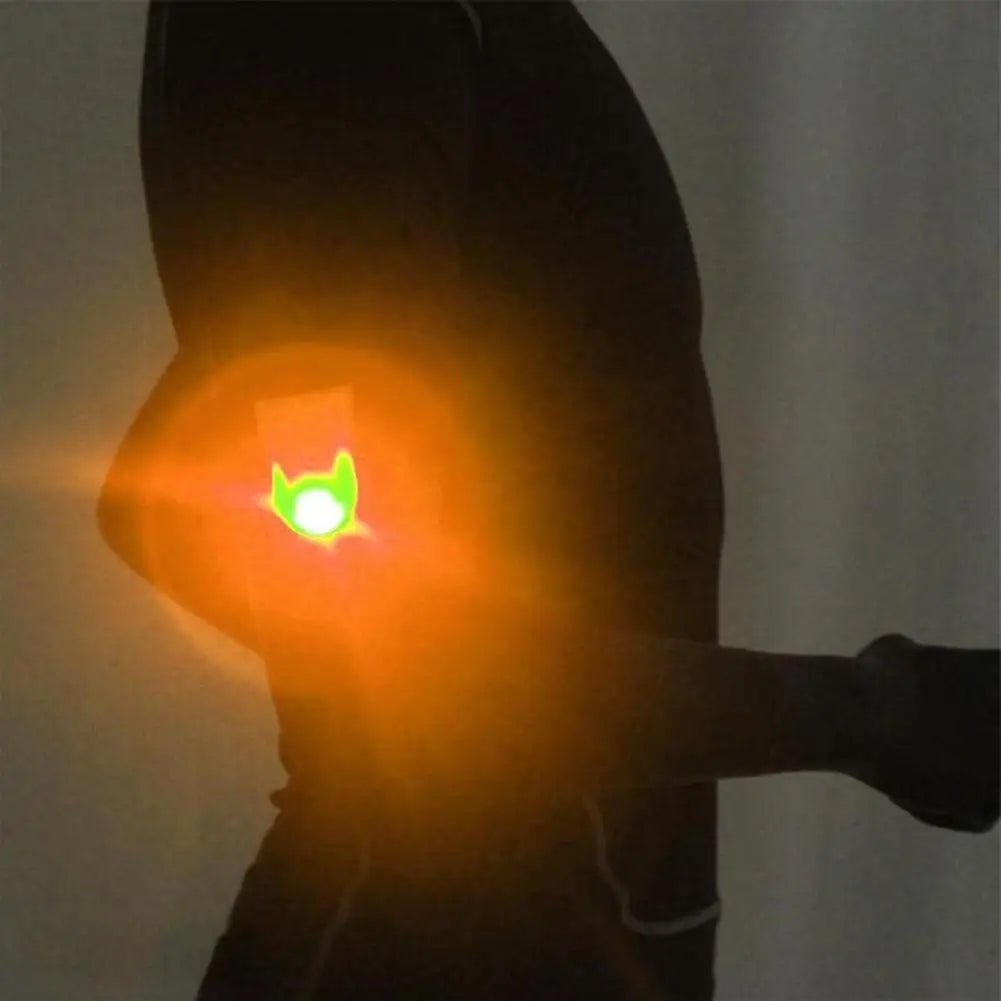 Outdoor Sports LED Safety Light Reflective Magnetic Clip On Strobe Reflector Warning Clip Night Running Shoes Collar Lamp Access