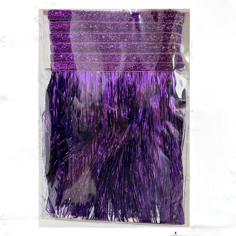 Shiny Tinsel Tassels Fringes Banner Garland Curtain Party Background Photo Props Rain Silk Curtain Wedding Decoration Supplies
