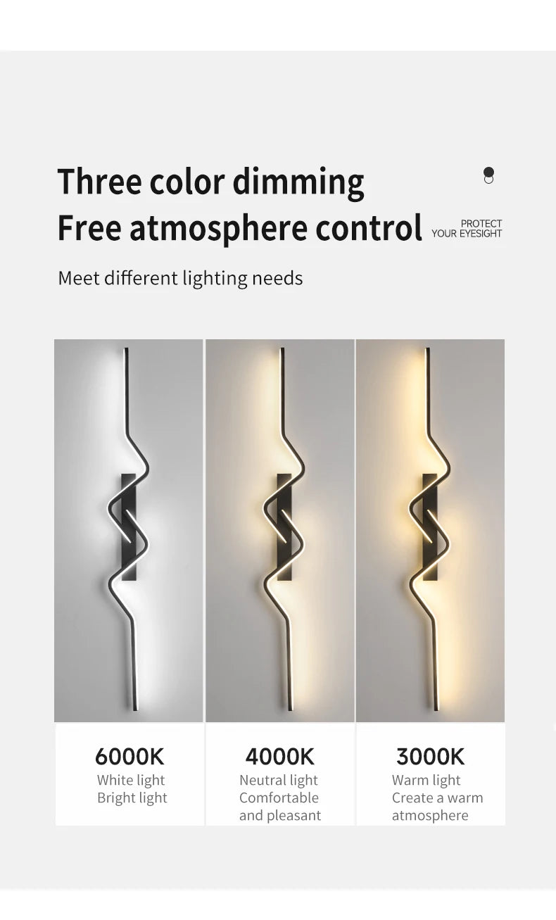 Modern Wall Light Long Lights Nordic Living Room Decorative lights For Wall Corridor Ceiling Light Home Decor Lighting Fixtures