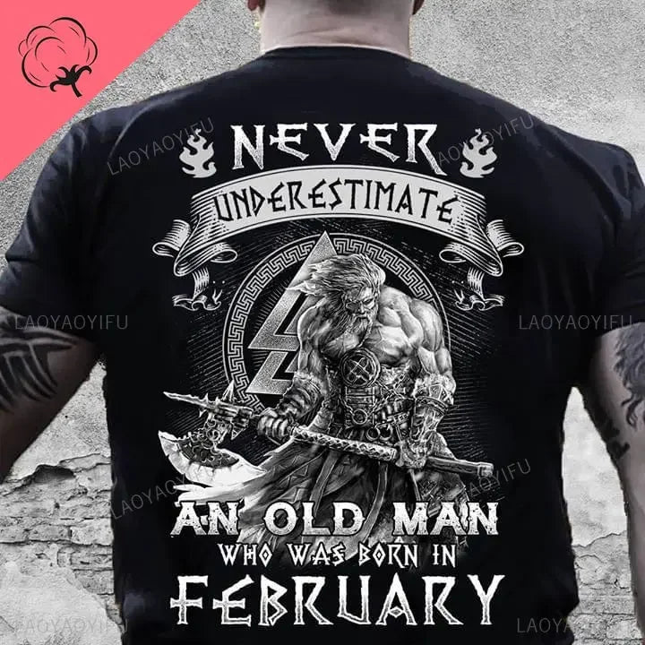 Viking Blood High Quality 100% Cotton T Shirt Men Short Sleeve Viking Legend T-Shirt Retro Classic Tee Shirt Valhalla Odin Tops