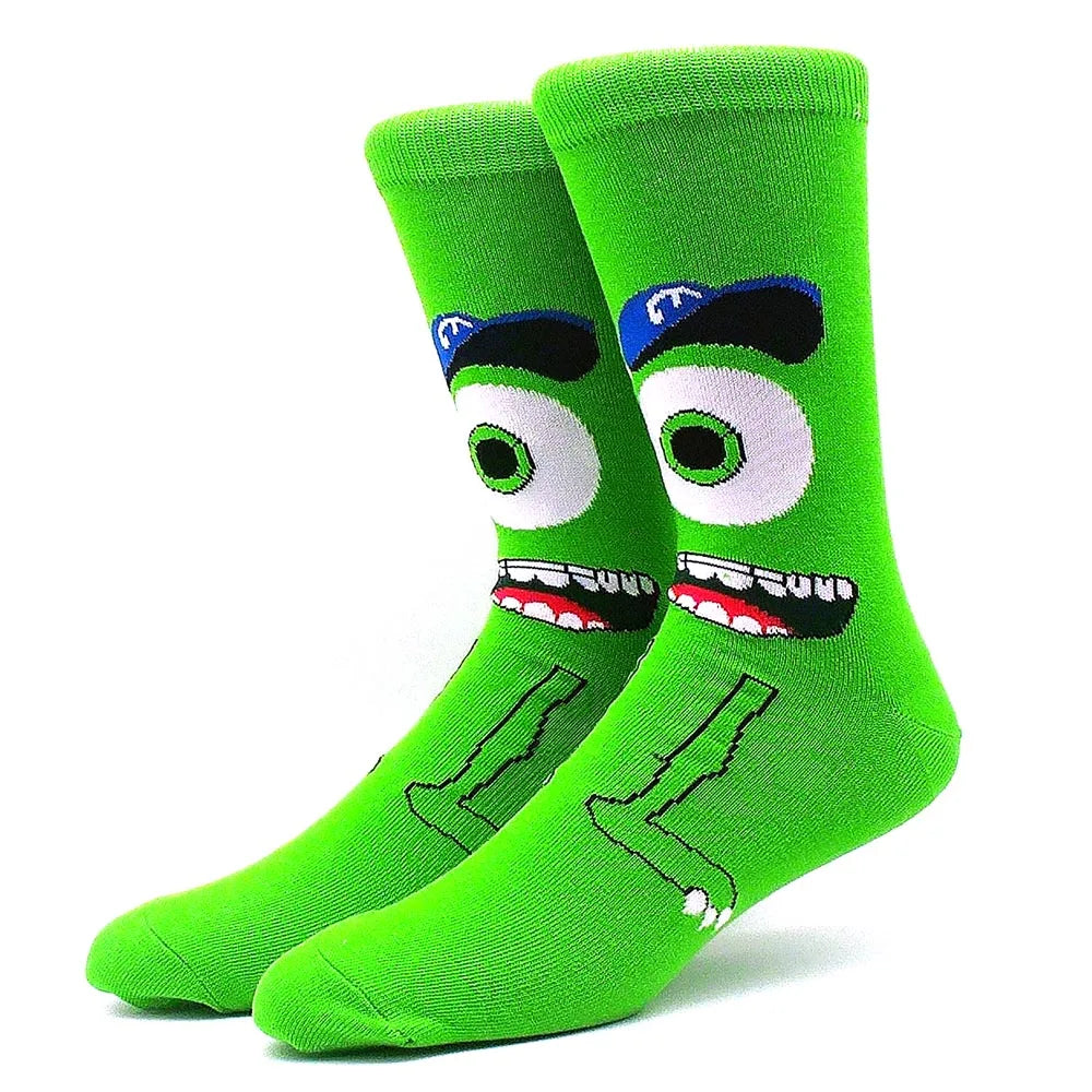 2023 Funny Socks Hot Selling High Quality Anime Socks Men's Women's Funny Socks Personality Fashion Men's Socks Cartoon Socks