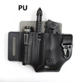 Tool Pocket Multifunctional Storage Wear Resistant Durable Outdoor Camping Sports Pocket Tool Leather Case Flashlight Cover