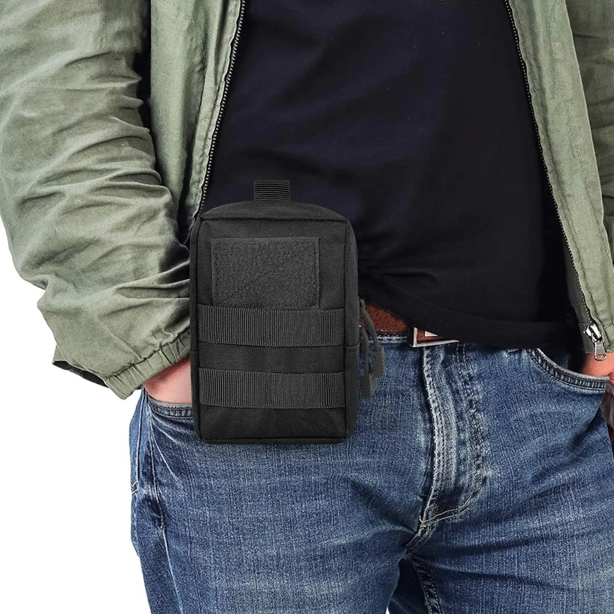 Outdoor Molle Pouch Waist Bag Utility EDC Tool Pack Phone Holder Case Working Hiking Camping Hunting Accessories Organizer Bags