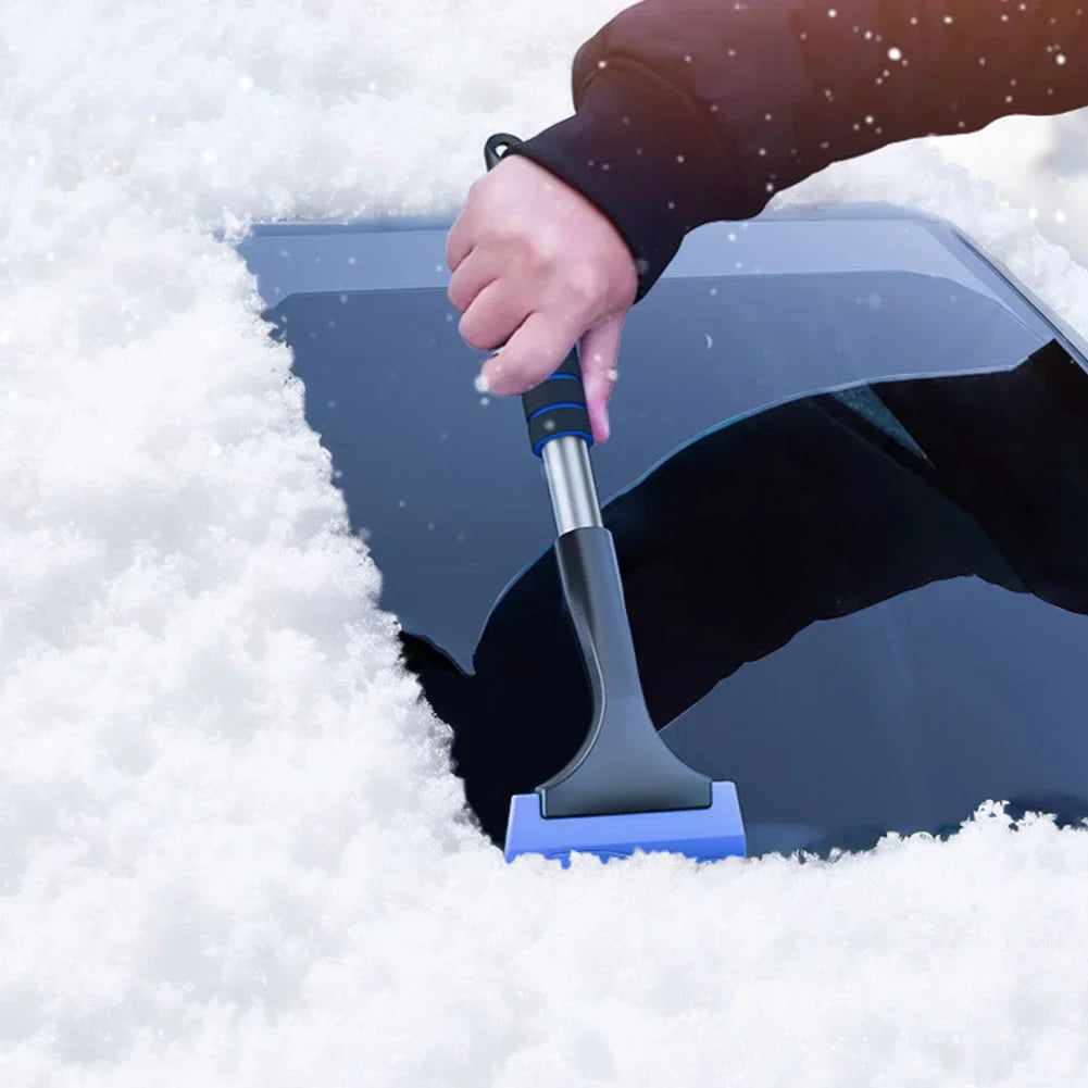 Car Snow Shovel With Sponge Handle Extendable Ice Scraper Defrosting Snow Removers Windshield Snow Remover Auto Cleaner Tools ﻿