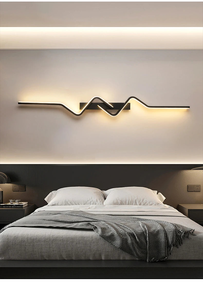 Modern Wall Light Long Lights Nordic Living Room Decorative lights For Wall Corridor Ceiling Light Home Decor Lighting Fixtures