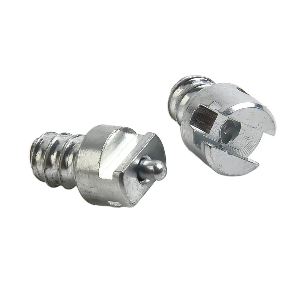 Brand New Spring Connector Galvanized Hot Sale Silver 16mm Carbon Steel Convenient For Electric Drill Pipe Dredge