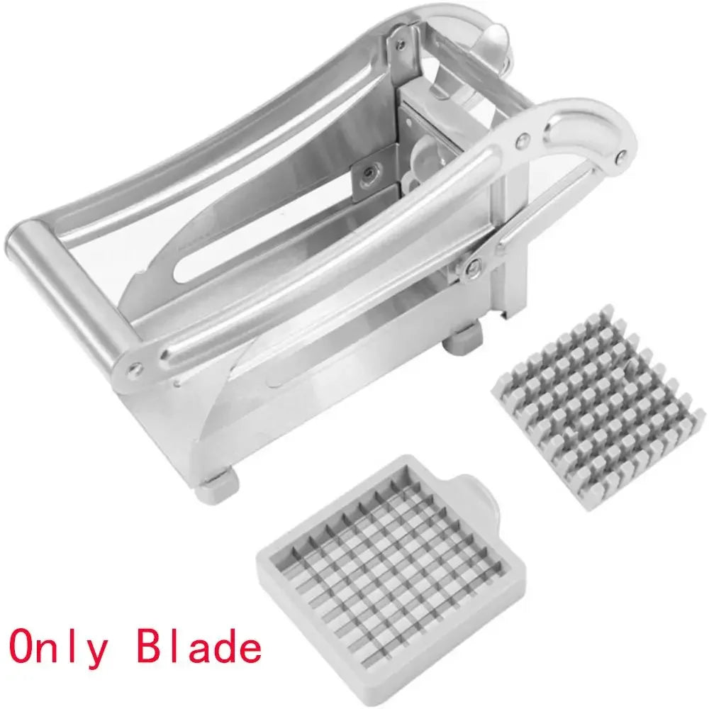 Silver 64 Hole 36 Hole Potato Slicer High Quality PP French Fries Slicer Blade Vegetable Shredder Meat Chopper Blade