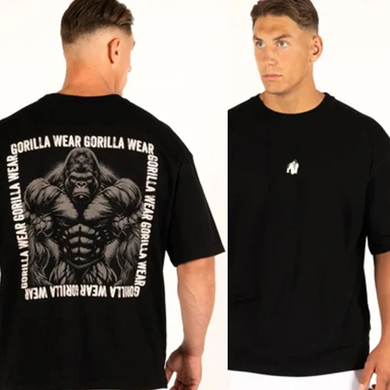 Mens T Shirt Gym Clothing Men Cool Tee Male T-shirt Women's T-shirts Tops and Tees Clothes Essentials Man Short Sleeve Men's New