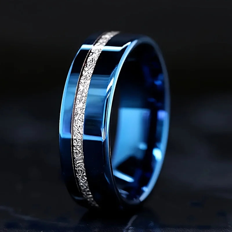 2025 Classical Viking Rune Wood Grain Rings For Men Anniversary Party Jewelry Accessories Gift Fashion Stainess Steel Men Rings