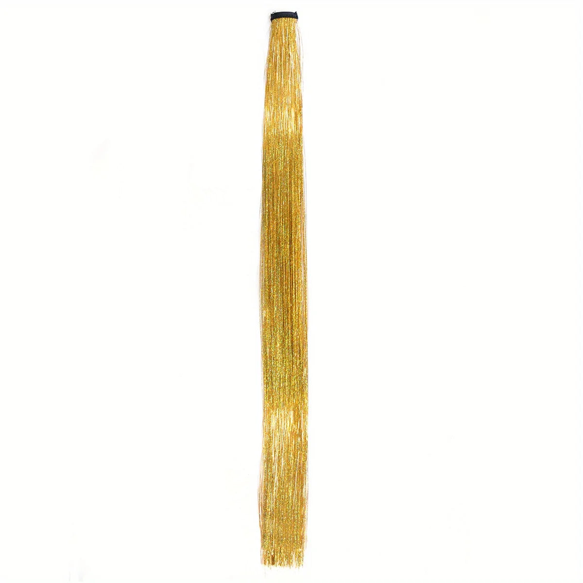 Clip In Hair Tinsel, Fairy Hair Tinsel Kit 22 Inches Glitter Colorful Clip On Tinsel Hair Extensions for Girls Hair Accessories