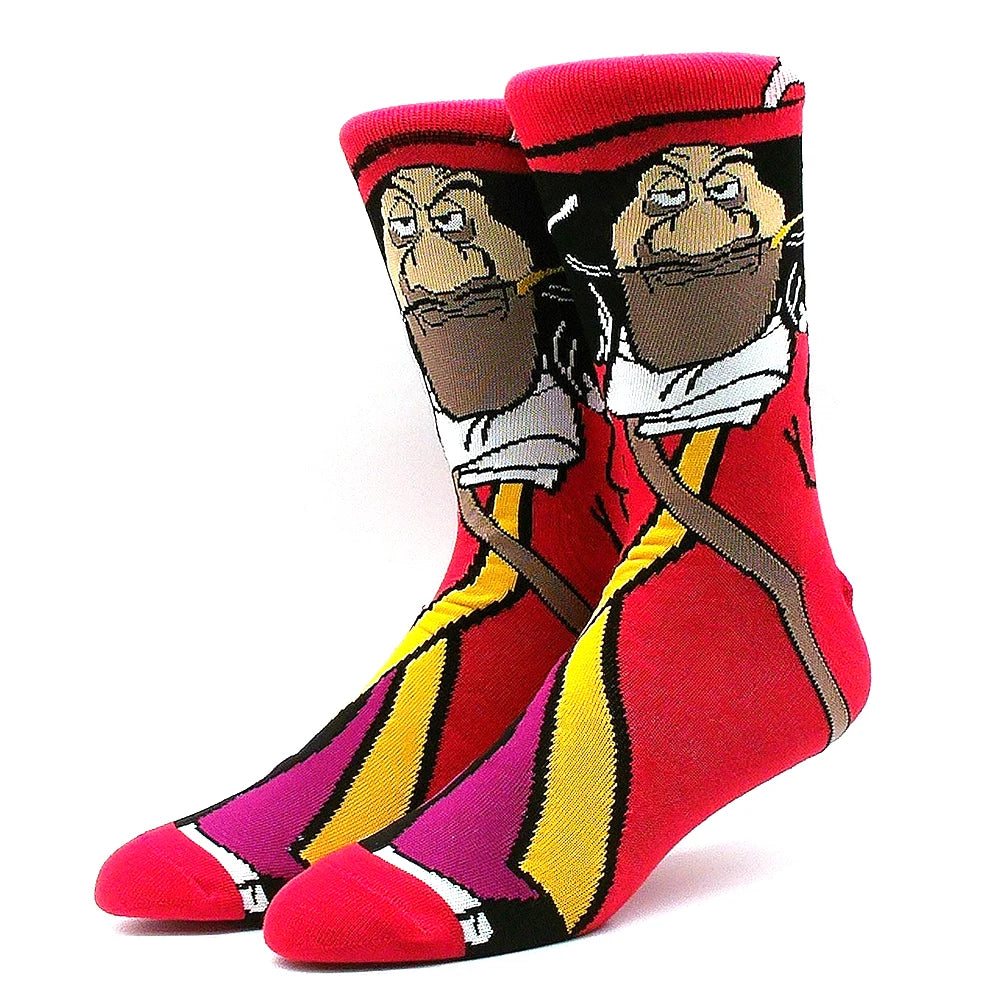 2023 Funny Socks Hot Selling High Quality Anime Socks Men's Women's Funny Socks Personality Fashion Men's Socks Cartoon Socks