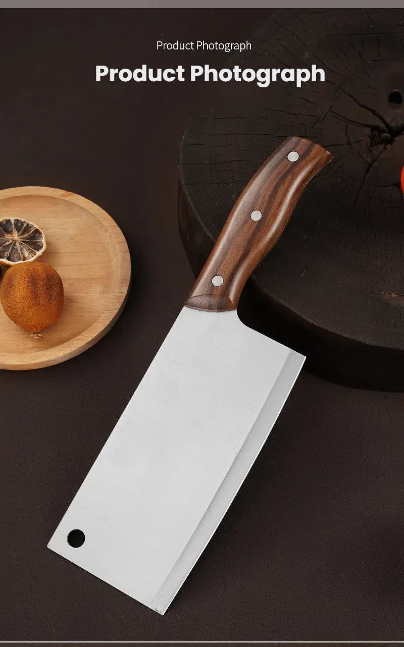 High Quality Kitchen Knives Kitchen Multi-purpose Sharp Slicer Stainless Steel Chef's Meat Knife Cost-effective  knives kitchen