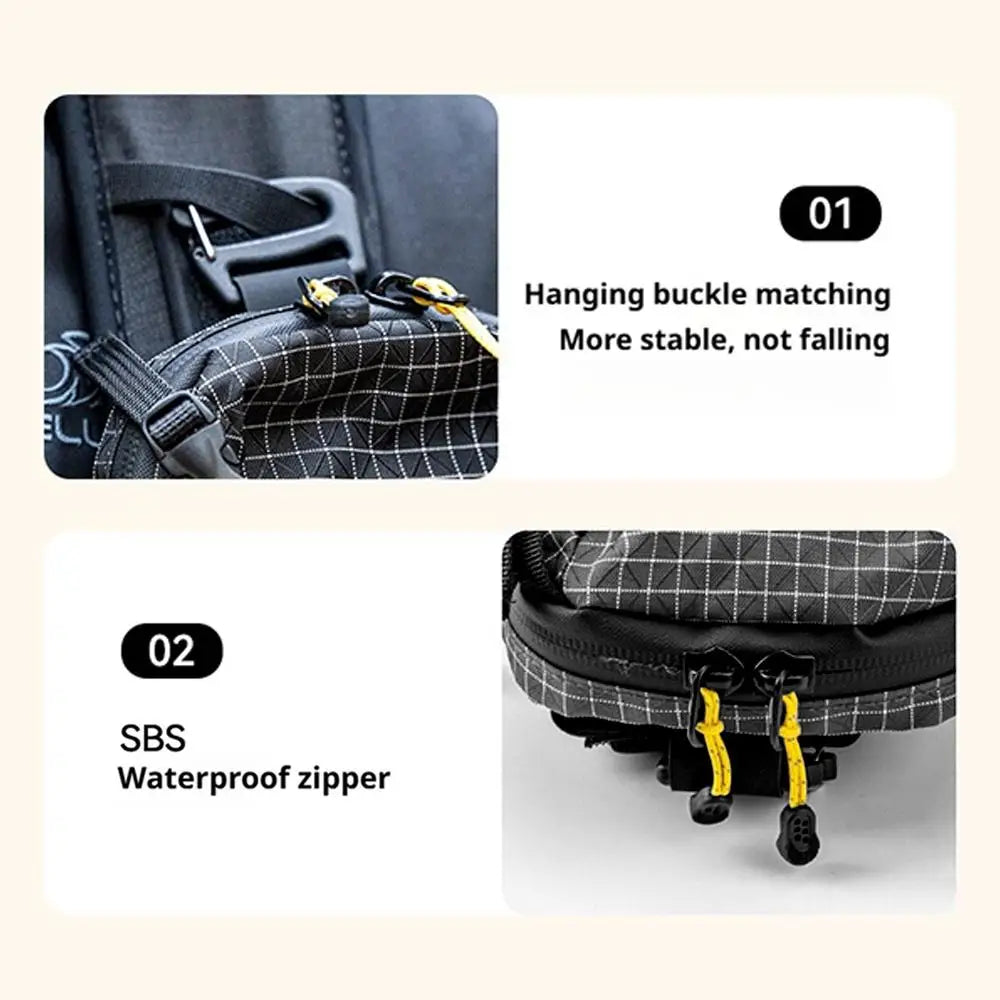 Camping Storage Bag Outdoor Hiking Mobile Phone Bag Hanging Bag Waterproof Large Capacity Water Kettle Lightweight Accessory Bag
