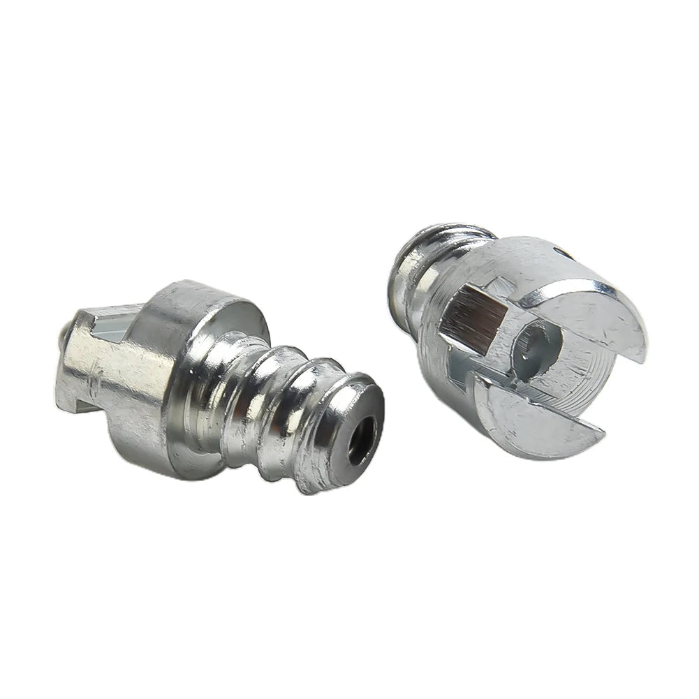 Brand New Spring Connector Galvanized Hot Sale Silver 16mm Carbon Steel Convenient For Electric Drill Pipe Dredge