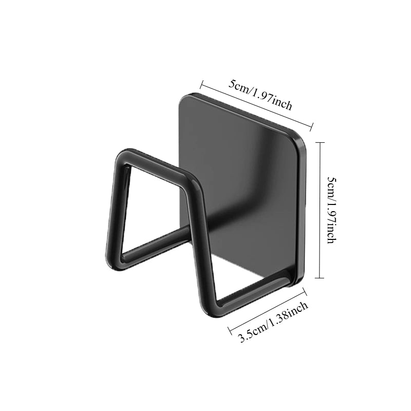 Kitchen Storage Rack, Punch-free Kitchen Sink Storage Pot and Lid Rack, Wall-mounted Kitchen Accessories Storage Rack