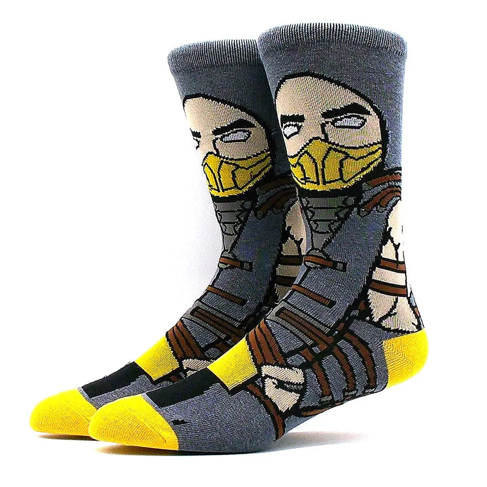 2023 Funny Socks Hot Selling High Quality Anime Socks Men's Women's Funny Socks Personality Fashion Men's Socks Cartoon Socks