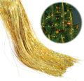 3000 Strands Icicles Iridescent Tinsel Foil Fringe Garland For Christmas Xmas Tree Decorations Party Supplies Holiday Home Decor