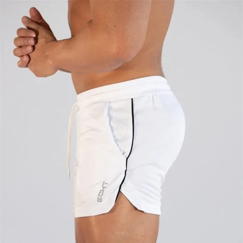 2025 NEW Mens Gym Training Shorts Men Sports Casual Clothing Fitness Running Grid Beach pants quick-drying Breathable men Shorts