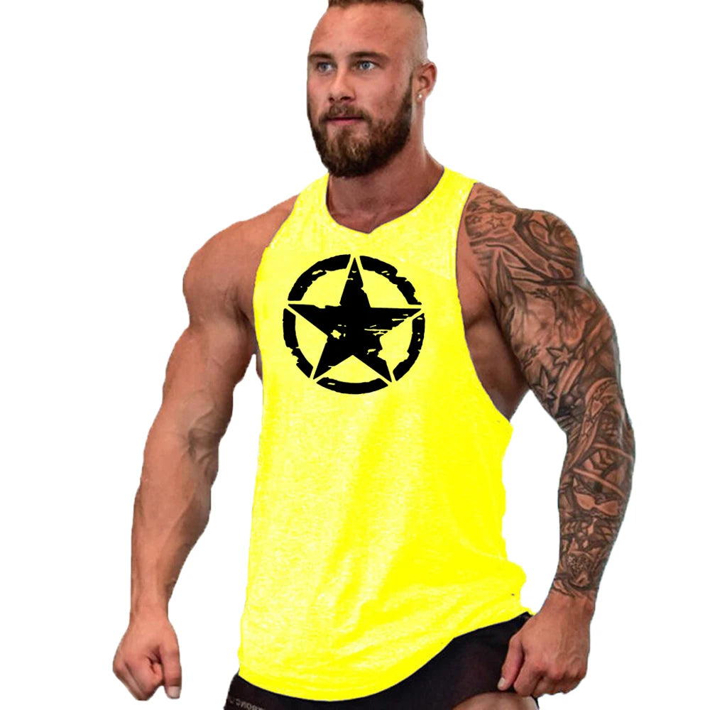 New fashion pure cotton sleeveless shirt vest men's fitness shirt men's undershirt bodybuilding exercise fitness vest fitness me
